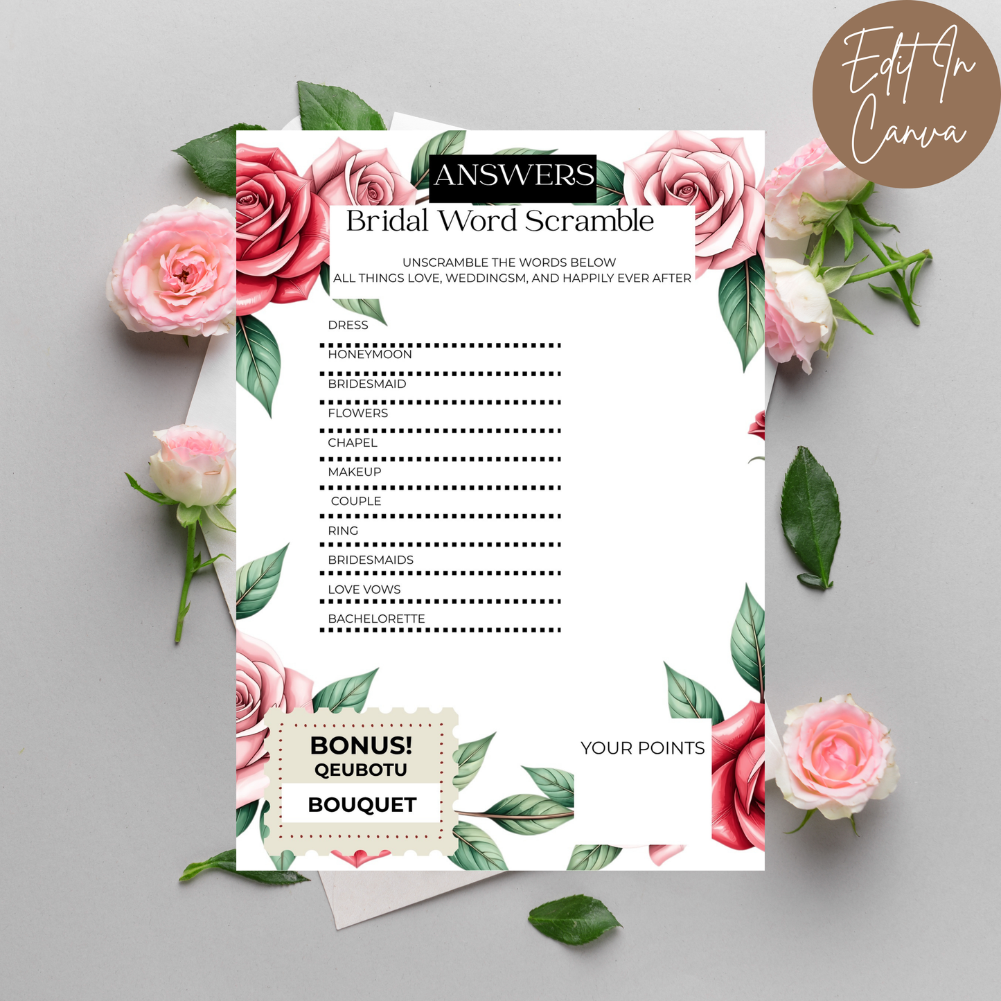 Bridal Shower Games