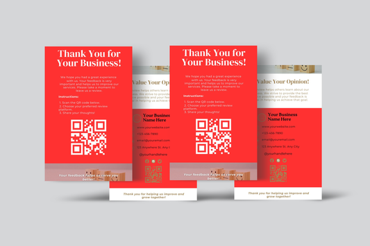 Thank You Business Card Template