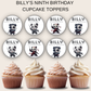 9th Birthday Cupcake Toppers Boy