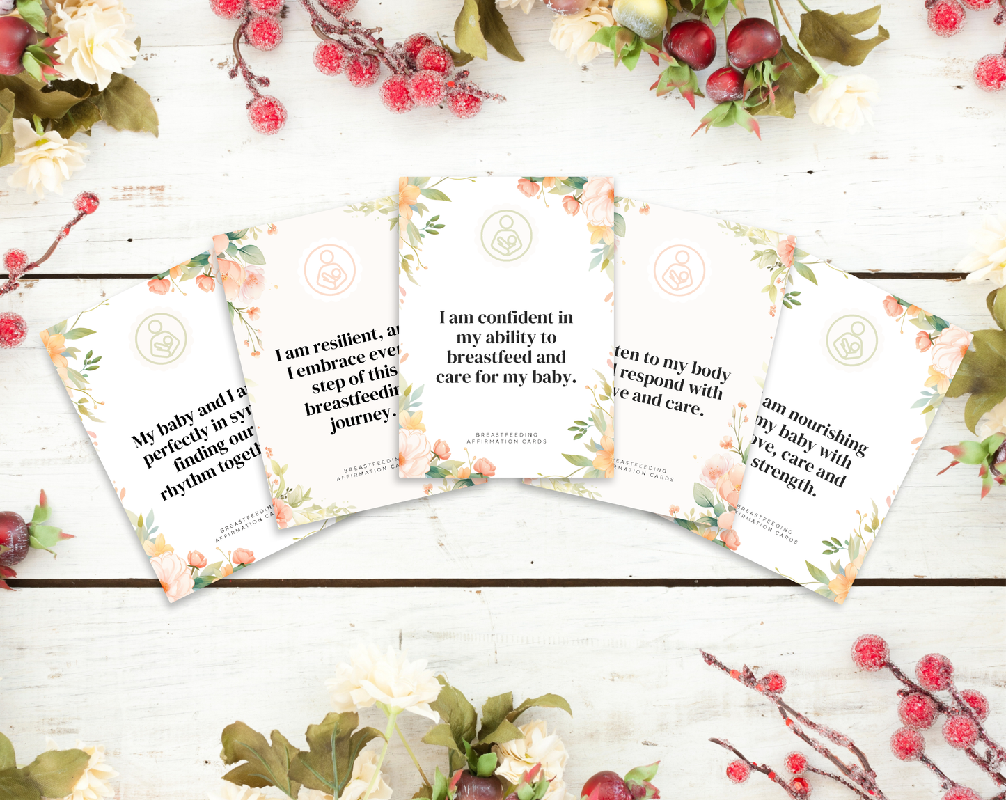 25 Breastfeeding Affirmation Cards