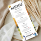 60th Birthday Menu