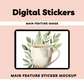 Coffee Digital Sticker Sheets