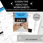 Screen Time Addiction Worksheet