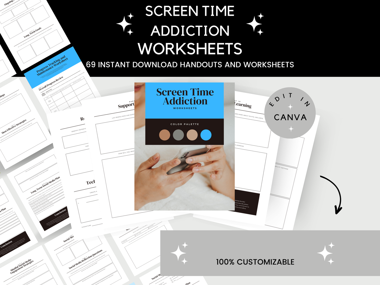 Screen Time Addiction Worksheet