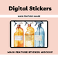 Cleaning Digital Stickers