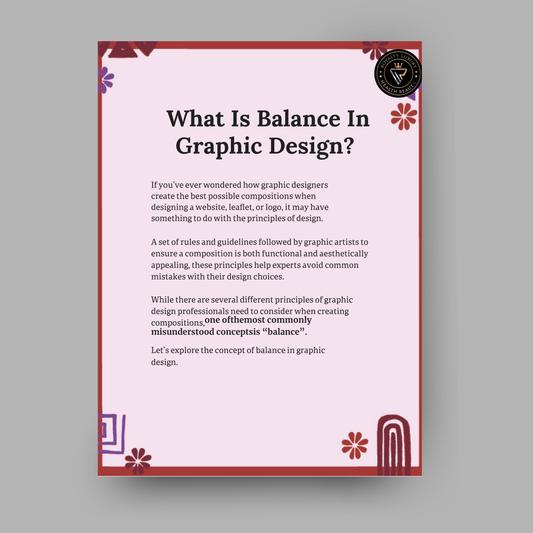 What Is Balance In Graphic Design?