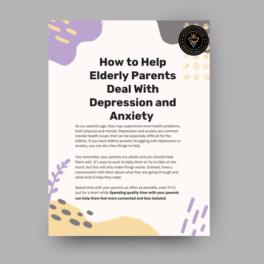 How To Help Elderly Parents Deal With Depression and Anxiety