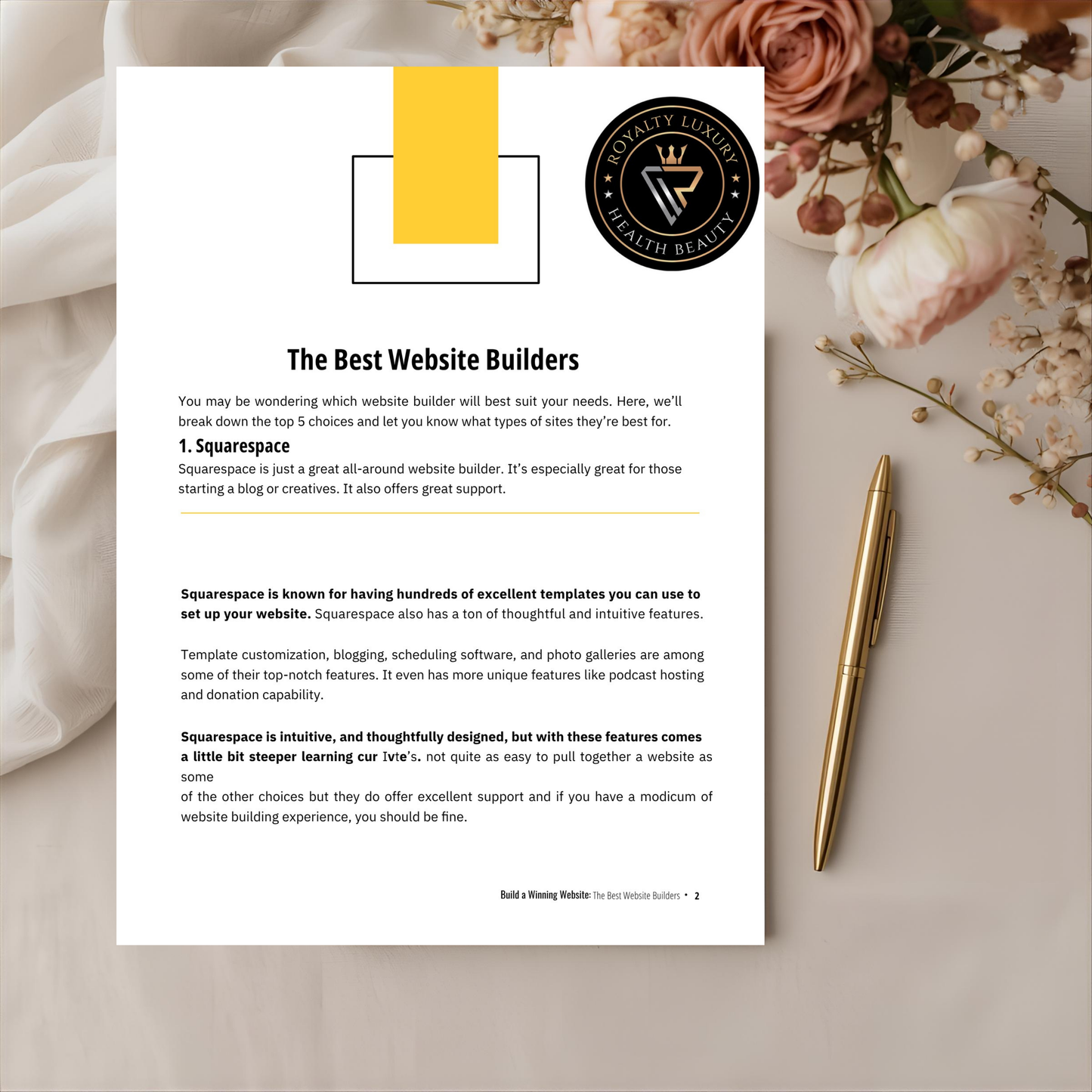 The Best Website Builders