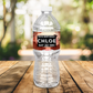 70th Birthday Water Bottle Label Female