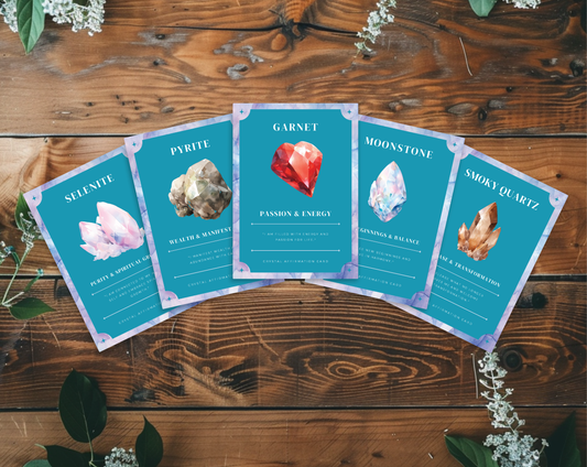 Crystal Affirmation Cards