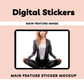 Pilates Digital Sticker Sheets