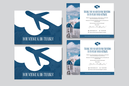 Travel Agent Thank You Card