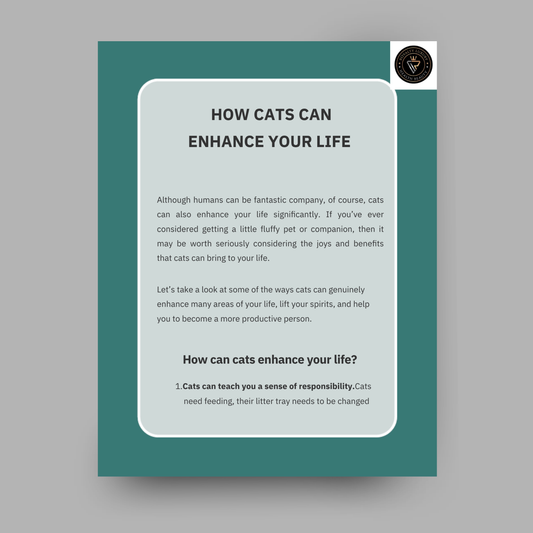 How Cats Can Enhance Your Life