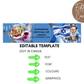 Hanukkah Water Bottle Label