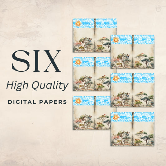 Zoo Animals Junk Journal