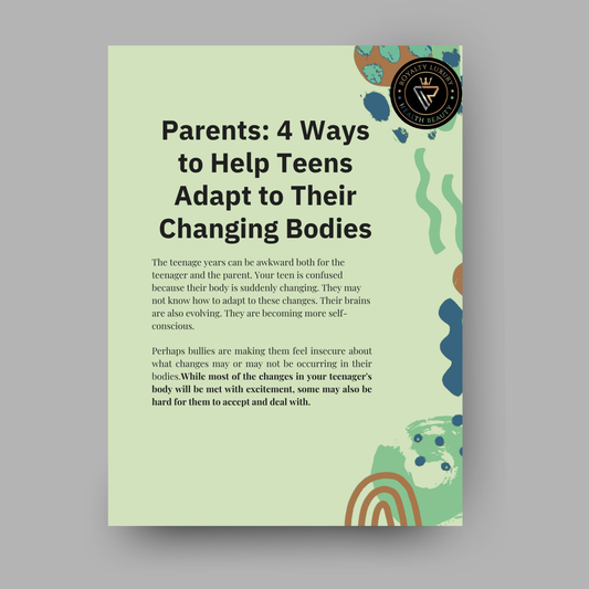 Parents: Four Ways To Help Teens Adapt To Their Changing Bodies