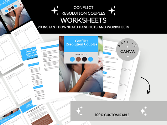 Conflict Resolution Couples Worksheets