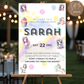 6th Birthday Welcome Sign Female