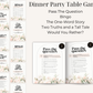 Dinner Party Table Games