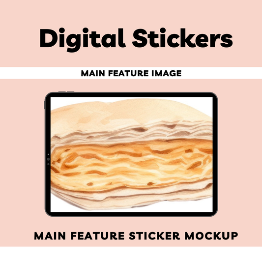 Bakery Digital Sticker Sheets