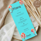 1st Birthday Menu