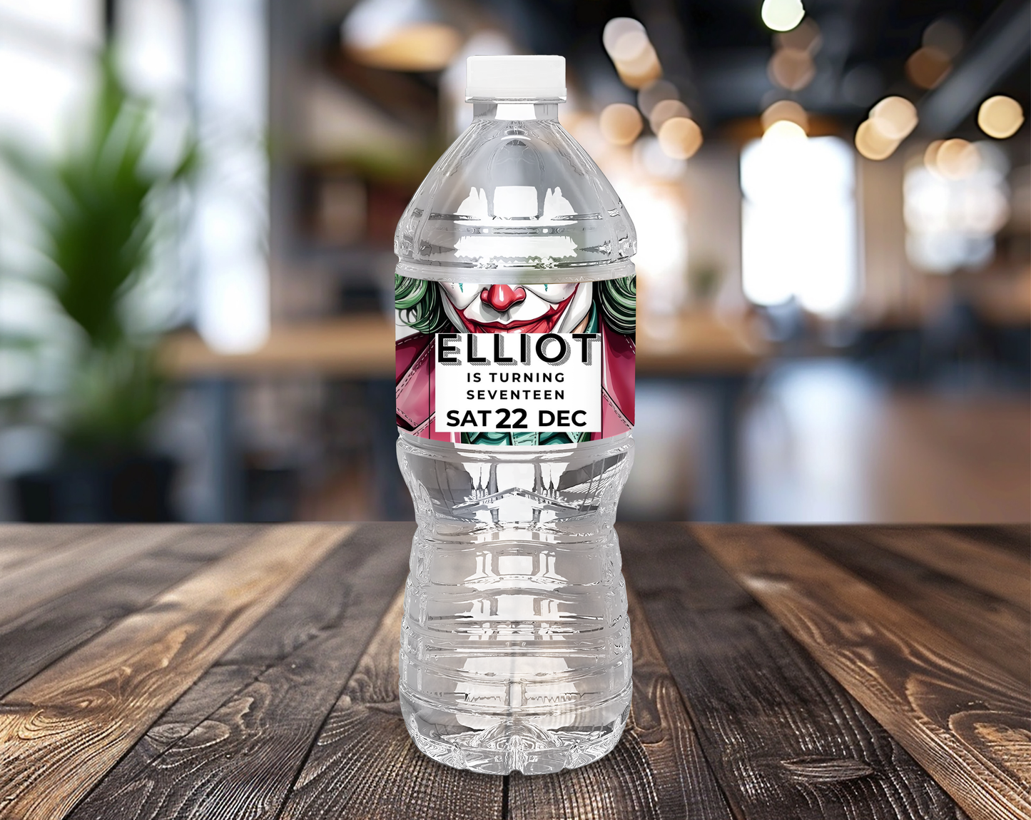 17th Birthday Water Bottle Label