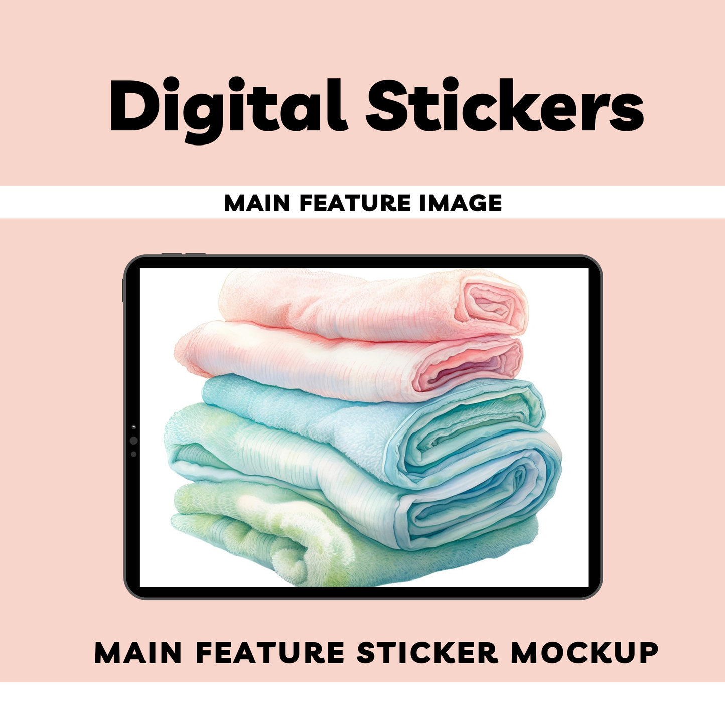 Spa Day Digital Sticker Sheets