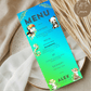 2nd Birthday Menu