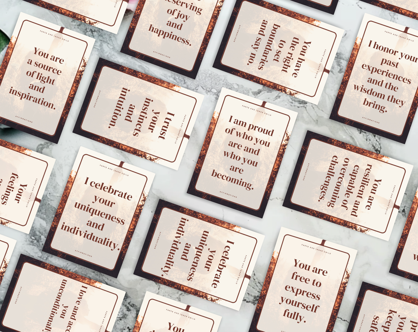 35 Parts and Inner Child Affirmation Cards