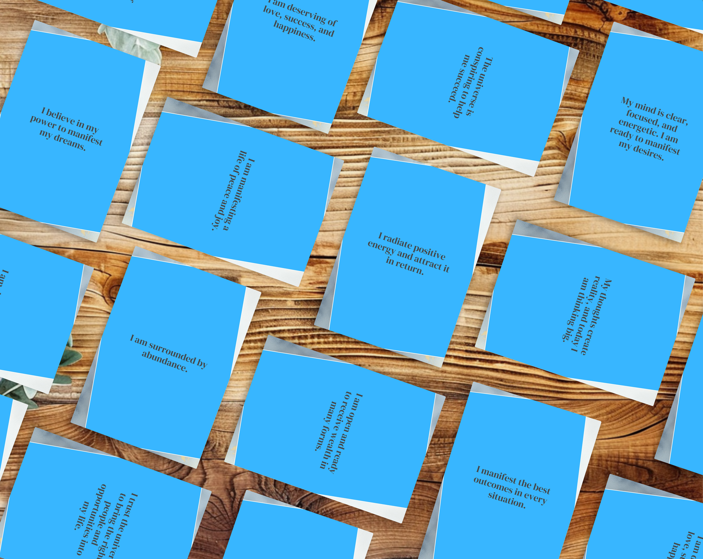 25 Manifestation Affirmation Cards