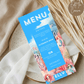 4th Birthday Menu
