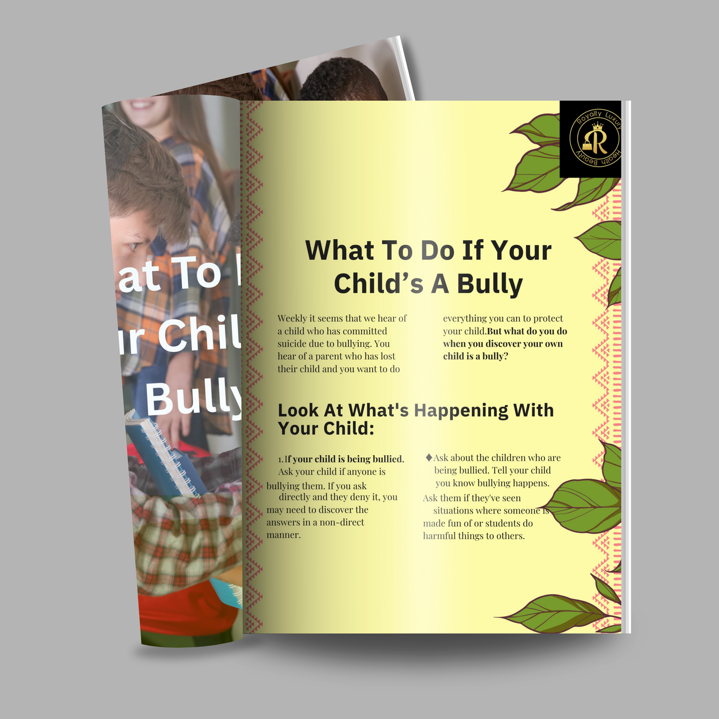 What To Do If Your Child's A Bully