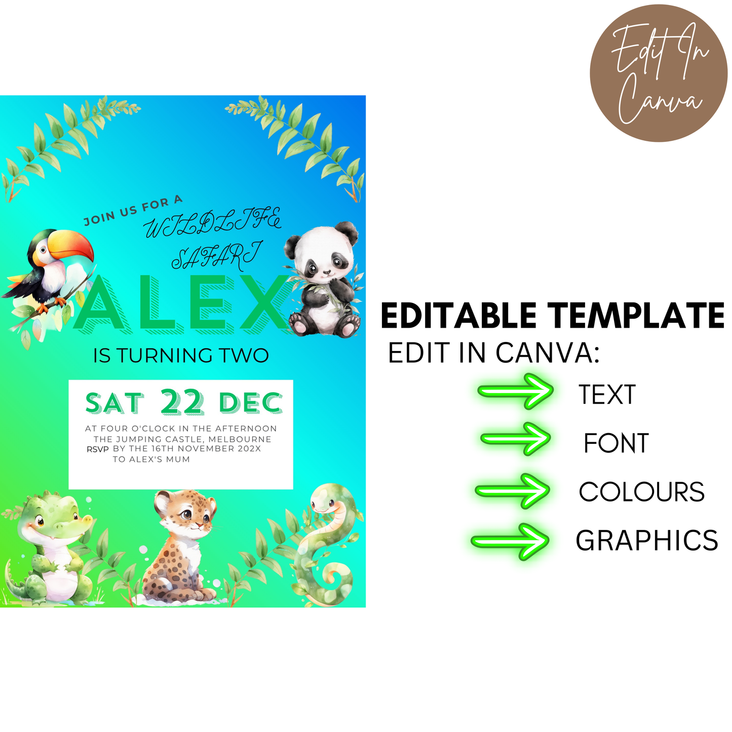 2nd Birthday Invitation