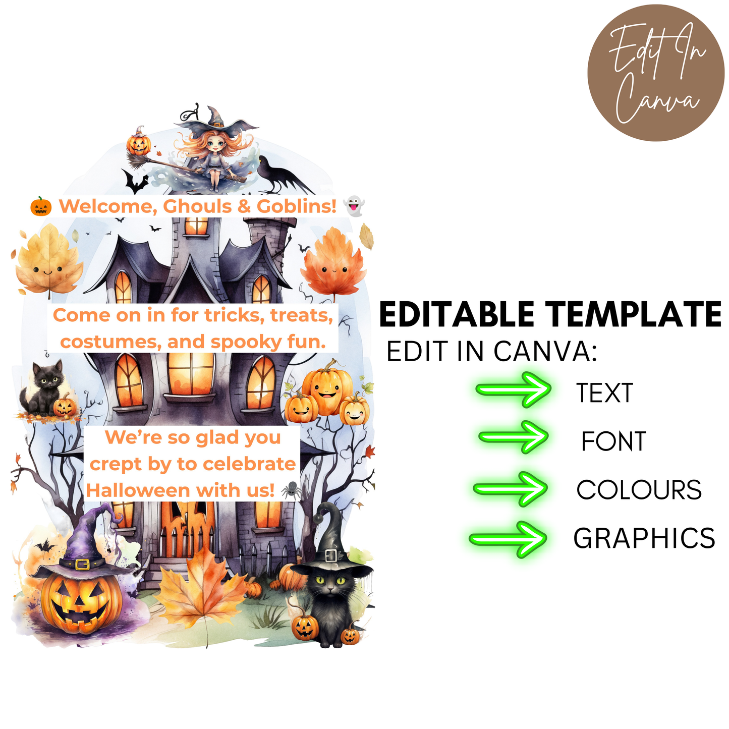 Halloween Welcome Sign