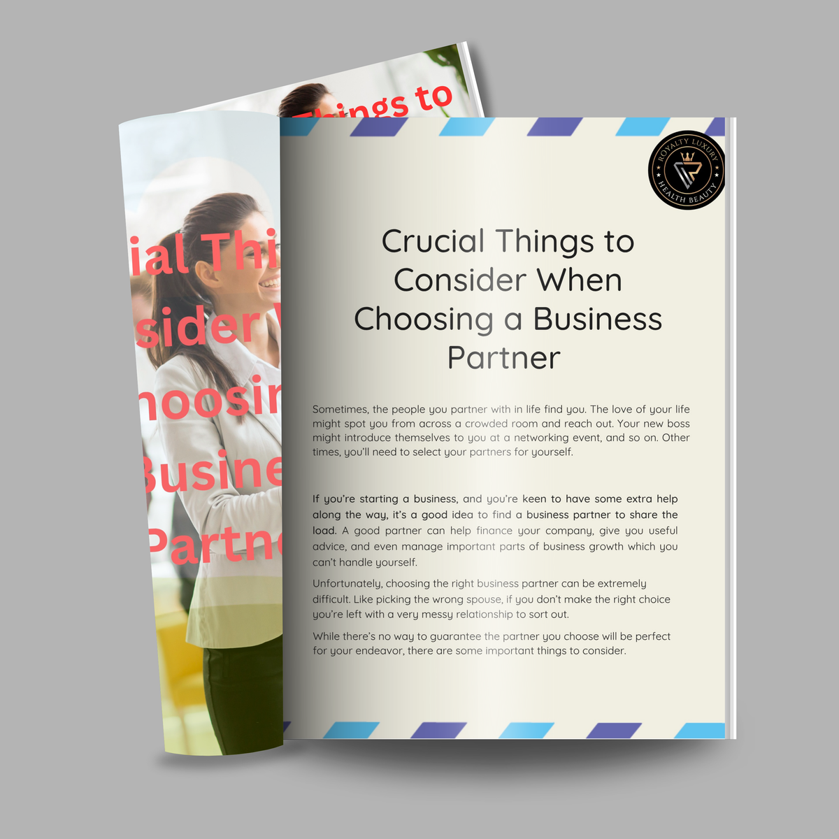 Crucial Things To Consider When Choosing A Business Partner