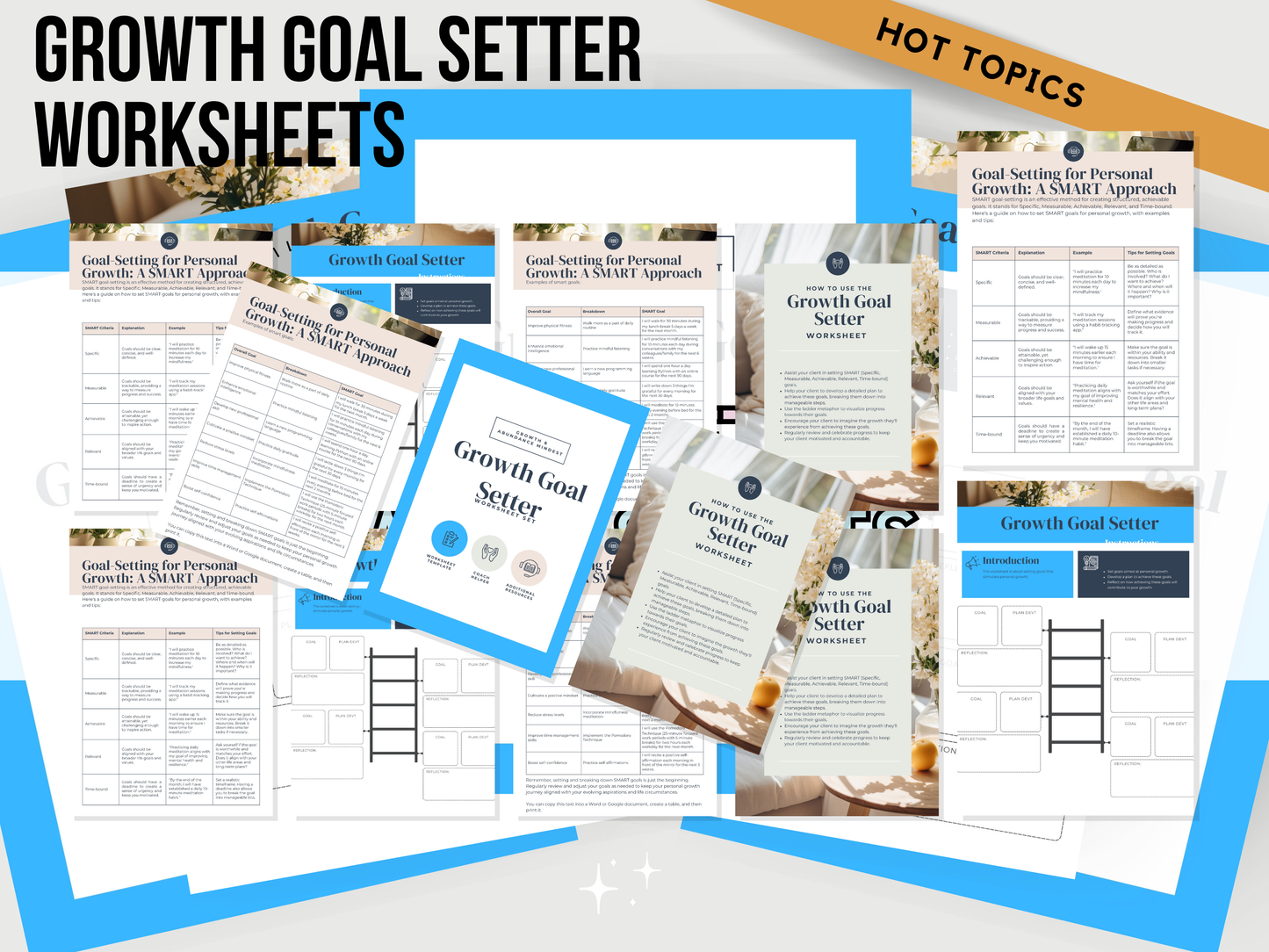 Growth Goal Setter Worksheets