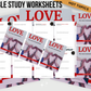 Great Commandment Bible Study Worksheet
