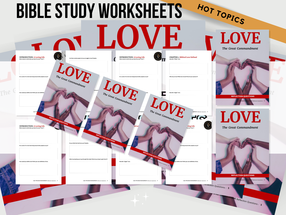 Great Commandment Bible Study Worksheet