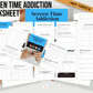 Screen Time Addiction Worksheet
