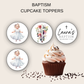 Baptism Cupcake Toppers