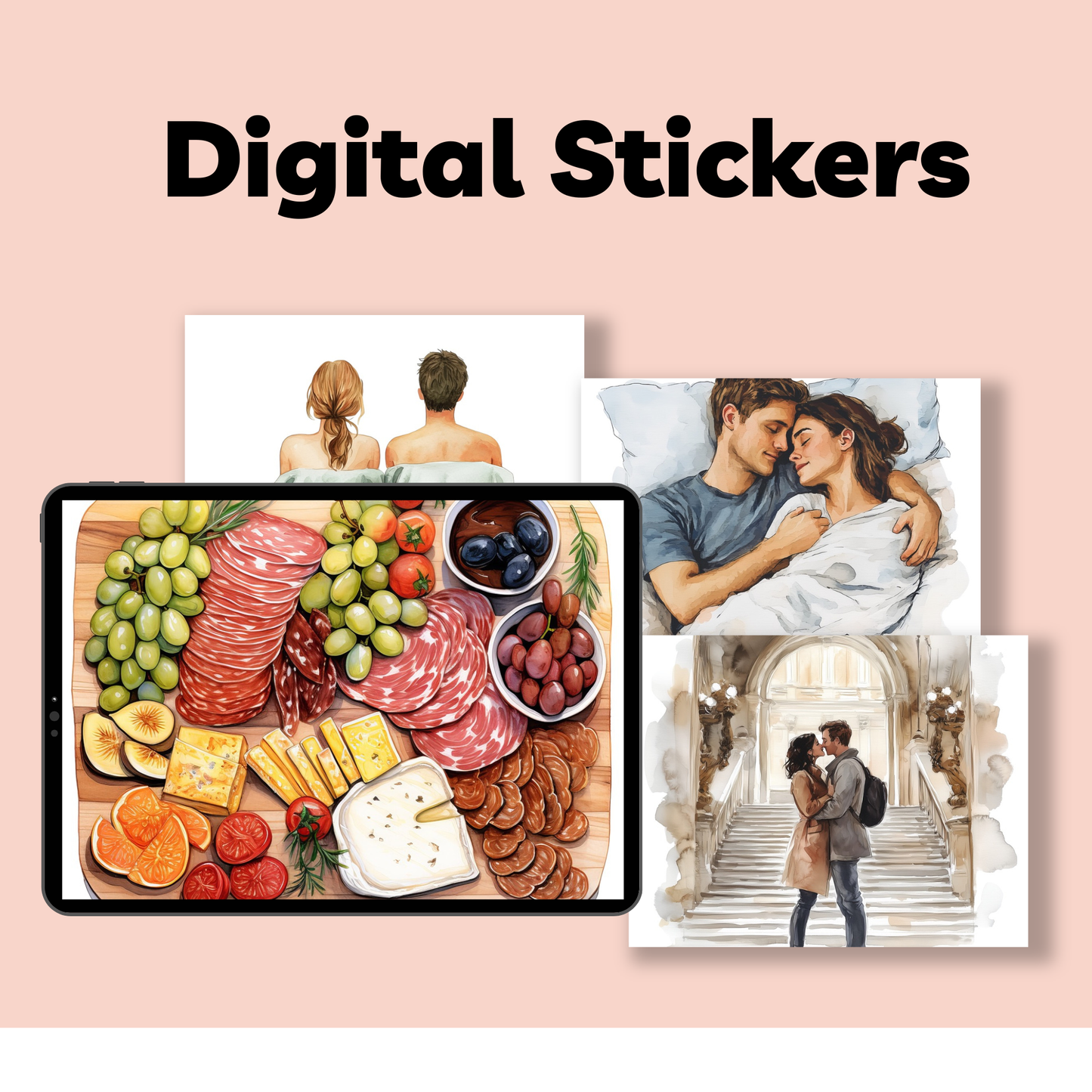 Date Night Digital Sticker Sheets