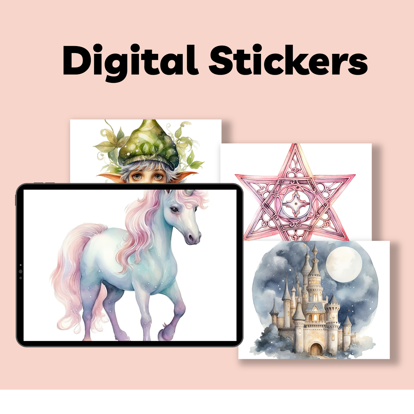 Fantasy Digital Sticker Sheet
