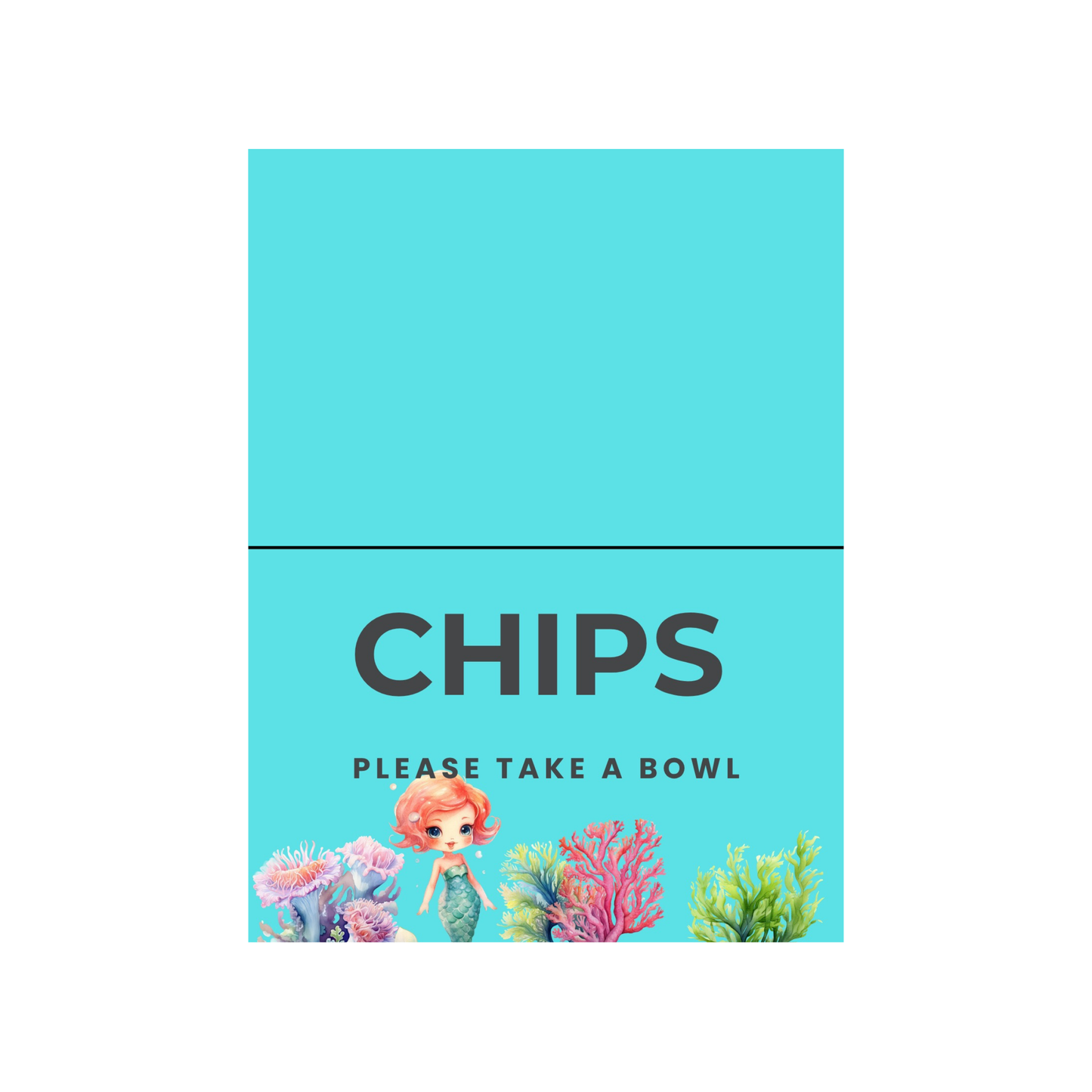 1st Birthday Food Labels