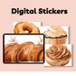 Bakery Digital Sticker Sheets