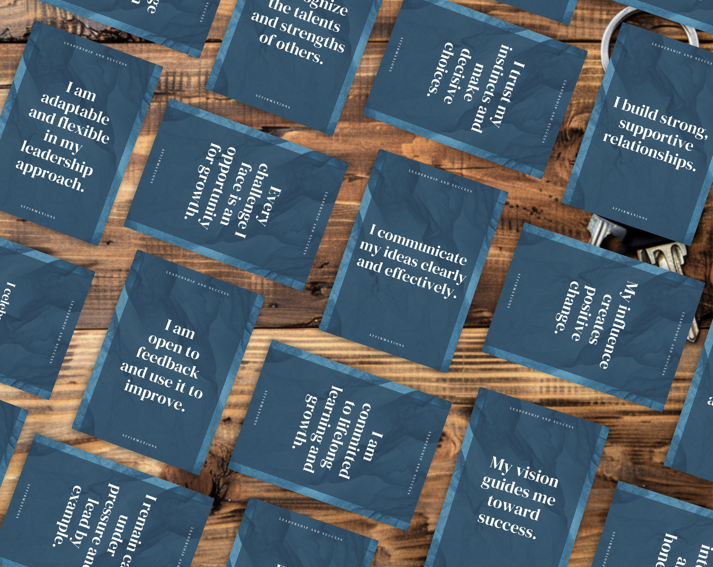 90 Mens Daily Affirmation Cards