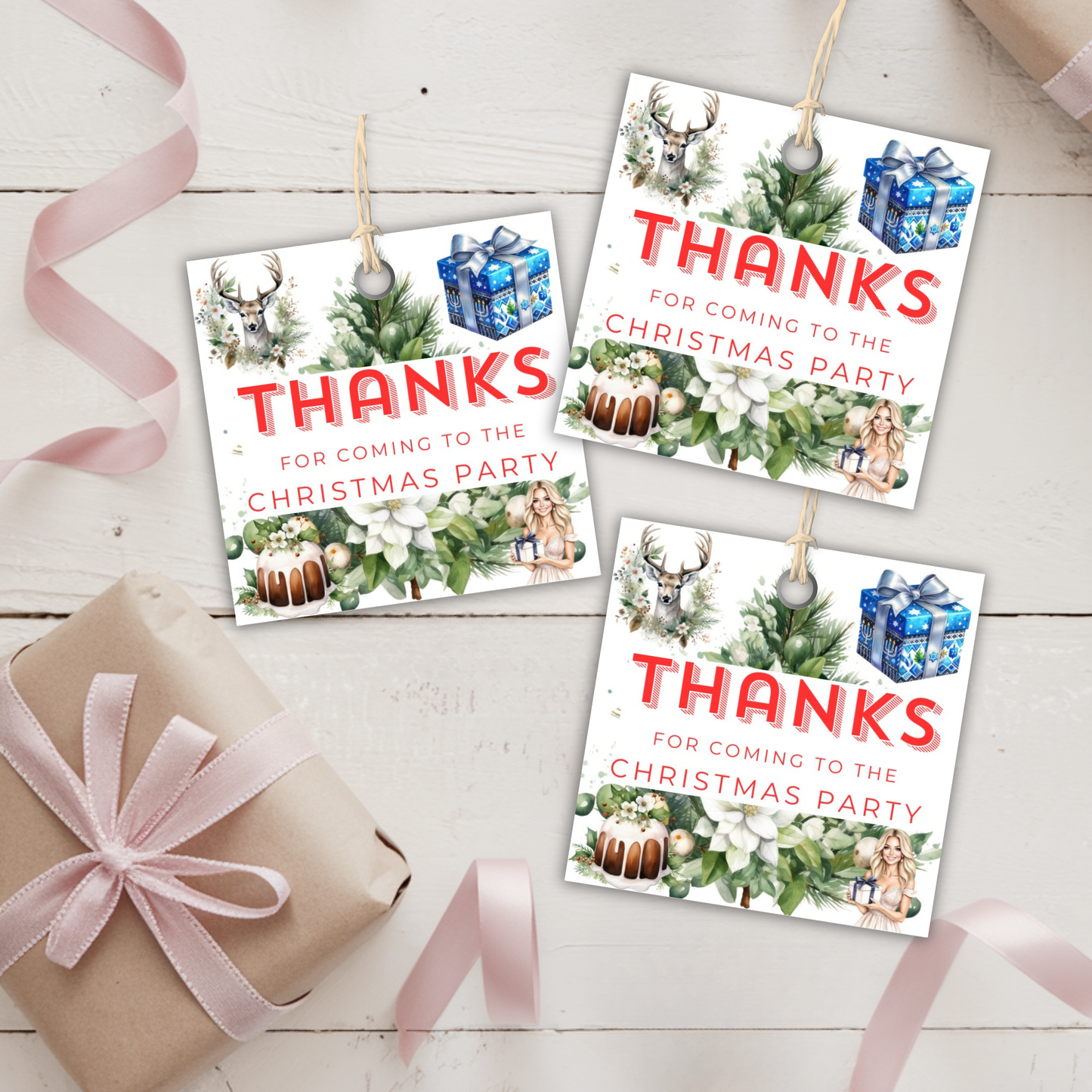 Christmas Thank You Tag