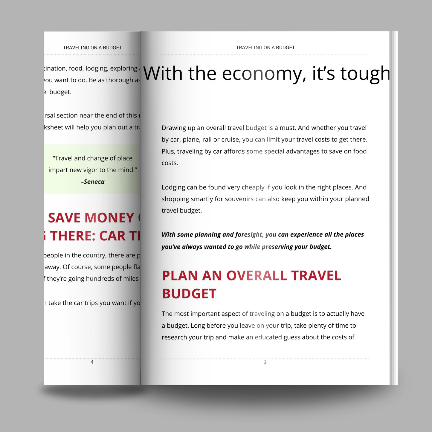 Travelling On A Budget Ebook