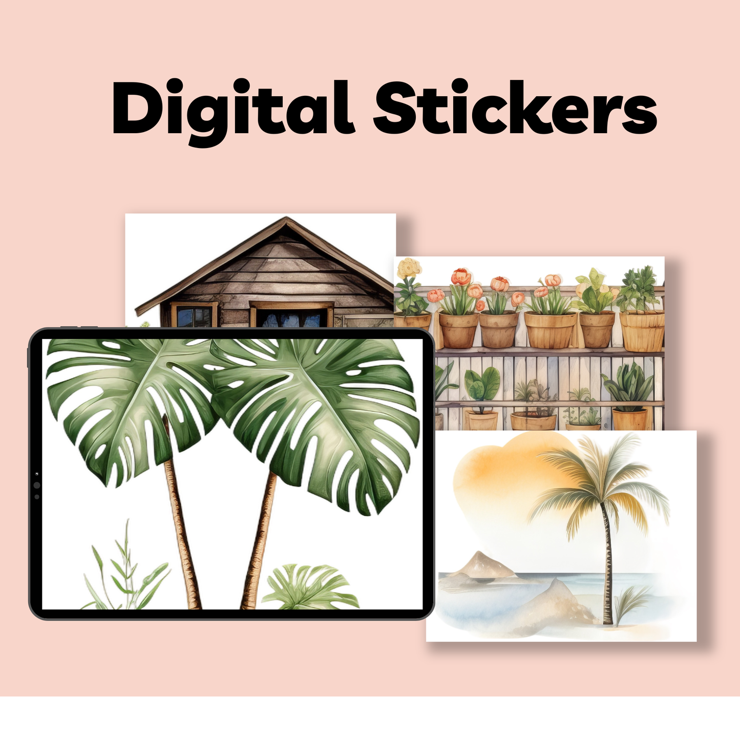 Seasonal Digital Sticker Sheets