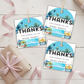 Pool Party Thank You Tags