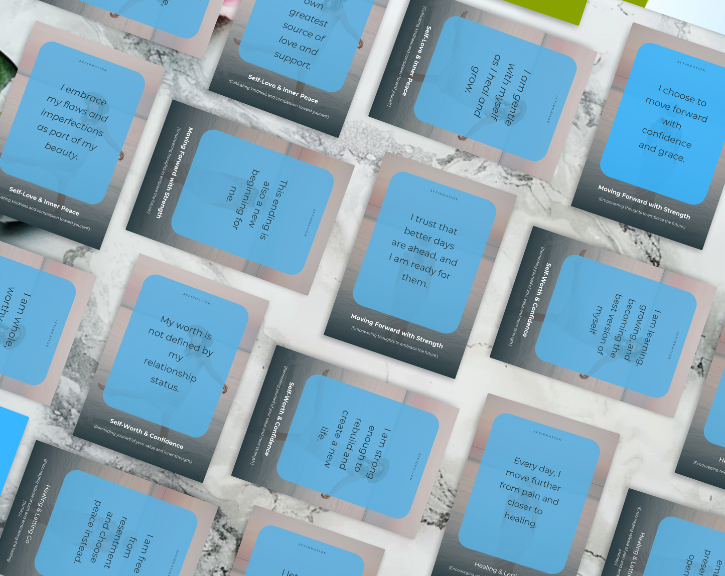 30 Divorce Affirmation Cards